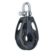 Harken 57mm Aluminum Black Magic Airblock with Swivel 3215