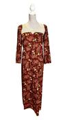70s Vintage Cotton Maxi-dress UK 6-8 image