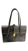 Vintage 60s Berma Paris Brown Lizard Bag