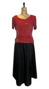 80s Red Sequin Top Uk 10 image