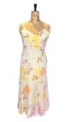 Vintage 80s Thomas Wolfangel Silk Summer Dress UK 10-12