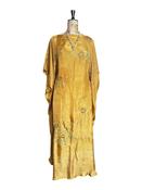 Gold Colour Kaftan made with Vintage Art Deco Fabric One Size