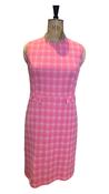 60s Pink Sleeveless Dress Size UK 10- 12 image