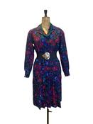 Vintage 80s Wolfagel Wool Dress Size UK 14 - 16 image