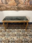 Beautiful Vintage French Marble Top Coffee Table.