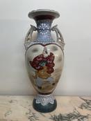 Japanese Satsuma Style Baluster Vases