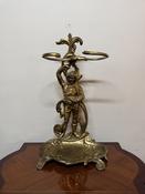Early 20th Century French Brass Umbrella or Walking Stick Stand image