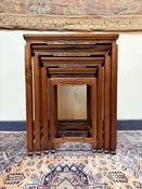 Vintage 1960s Hongmu Style Nesting Tables image