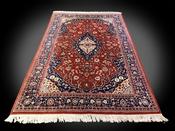 Exquisite Vintage Keshan Persian Hand Knotted Rug image