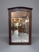 Early 20th Century Antique Belgian Oak Mirror image