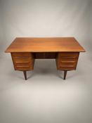 Mid - Century 1960s Danish Teak Desk image