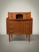 Elegant Danish Mid-Century Teak Secretary Desk, 1970s image