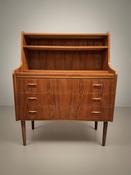 Stylish and Practical Danish Teak Secretary Desk image