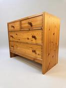 Swedish Solid Pine Chest of Drawers