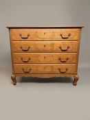 Early 20th Century French Solid Oak Chest of Drawers image
