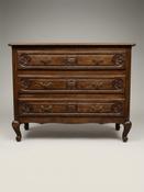Early 20th Century French Stained Oak Chest of Drawers image