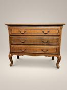 French Vintage Stained Oak Chest of Drawers image