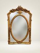 Magnificent French-Style Gilt Section Mirror image
