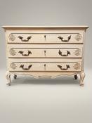 Stunning 20th C. French Commode with Crackle Finish Patina image