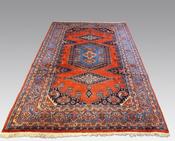 Large Vintage Handknotted Wiss Wool Rug image