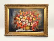 Monumental Floral Still Life Oil Painting