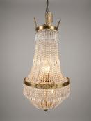 Exceptional Large Basket Shape Chandelier