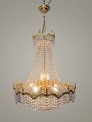 Empire Style Large Vintage French Cascading Chandelier