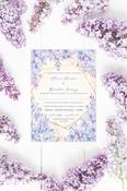 5×7” Wedding Invitations – Pastel Lilac image