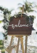 Welcome Wedding Sign