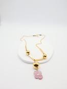 lexi necklace blush pink