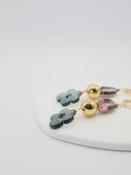 lexi earrings smokey green