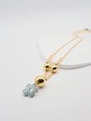 lexi necklace smokey green