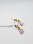 lexi earrings blush pink