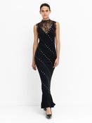 Mari Studded Lace Dress