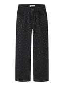 Rose Black Rhinestone Girls Jean image