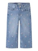 Rose Wide Emb Jeans