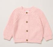 Pink Little Bear Cotton Cardigan image
