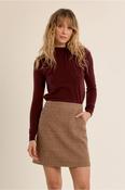 Houndstooth Mini Skirt