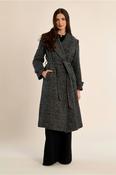 Long Herringbone Coat