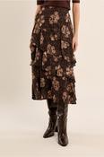 Ruffle Long Skirt