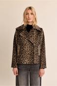 Leopard Print Double-Breasted Jacket image