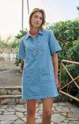 Blue Dotty Denim Dress image