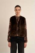 Faux Fur Sleeveless Jacket image