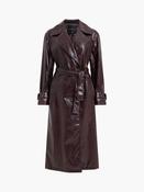 Athene Crinkle PU Trench