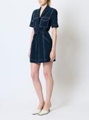 Azra Belted Mini Dress