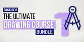 $/€/£55 Pack of 8 - The Ultimate Drawing Course Bundle