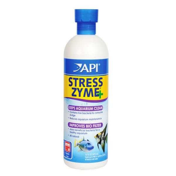 API Stress Zyme 30 ml - Biological Filtration Booster for Aquariums - Contains live bacteria, Helps keep aquariums clean