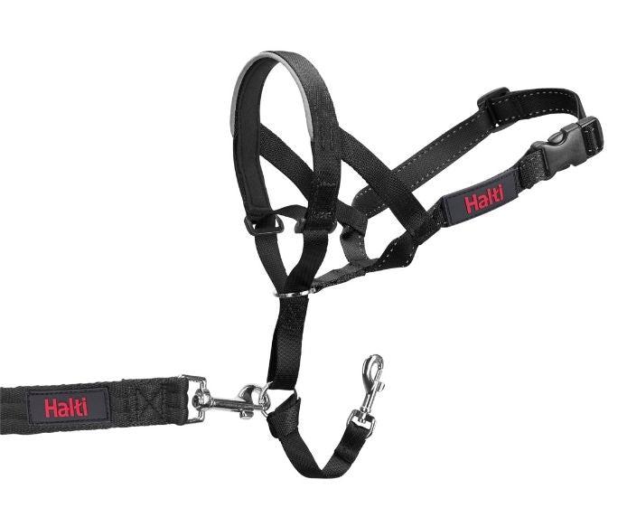 Halti Headcollar Black Size 0 - Stops Pulling, Kind control for your dog