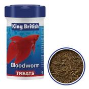 King British Freeze Dried Bloodworm Fish Treat 7g image