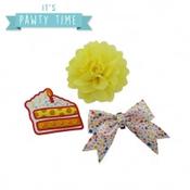 Ancol Birthday Pawty Sprinkle Dog Accessory Set image